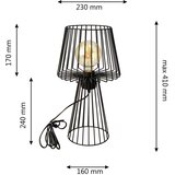 Stona lampa TORRI 1xE27/15W/230V crna | Eponuda.com
