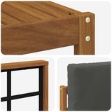  Set vanjskih sofa 7 kom. Prirodna i antracit | shoptok.hr