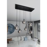  Visilica na sajli COSMO 6xE14/10W/230V crna/siva | Eponuda.com