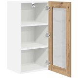 vidaXL Viseča omarica s polico Riga 2 pcs Umetni hrast 40 x 31 x 80 cm | Shoptok.si