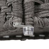 Songmics Košara za rublje od umjetnog ratana 90L siva | shoptok.hr