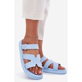 Boto Women's Rubber Slippers With Strap Blue Tavirae | shoptok.hr