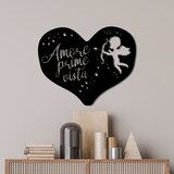 Wallity zidna dekoracija amore prima vista 1, 56 x 45 cm, crna | ePonuda.com
