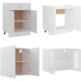 vidaXL 4-dijelni set kuhinjskih ormarića bijeli od iverice | shoptok.hr