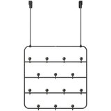 Umbra Črn kovinski obešalnik za vrata 36 cm Estique - Umbra Cene
