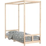 vidaXL Otroški posteljni okvir 80x200 cm trdna borovina | Shoptok.si