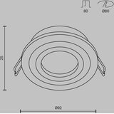 MAYTONI Stropna Svetilka Atom | Shoptok.si