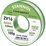 Stannol mehka spajkalna žica ZV16 iz zlitine TSC305 z vsebnostjo 1\,6% pretoka 0\,5 mm s premerom na 100 g tuljave ZV16 spajkalna žica\, neosvinčena neosvinčeni Sn96\,5Ag3Cu0\,5 REL0, (20428490) | Shoptok.si