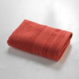 Douceur d intérieur Opečnato oranžna bombažna brisača iz frotirja 50x90 cm Tendresse – Cene