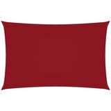 vidaXL jedro protiv sunca od tkanine Oxford pravokutno 2x4,5 m crveno | shoptok.hr