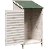 Vrtna Šupa Bijela 59 x 56 x 113,5 cm Čvrsto drvo jele | shoptok.hr