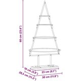 vidaXL Metalna božićna jelka Zlatno 60 cm Čelik s praškastim premazom | shoptok.hr