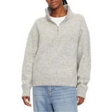 Calvin Klein Jeans Telovniki & Jope TEXTURED HALF ZIP SW J20J224238 Siva