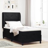  Krevet s opruga kutije s madracem Crna 200 x 100 cm Baršun | shoptok.hr