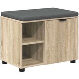  Haldna klop z blazino Enobarvno Sonoma hrast 60 x 38 x 46 cm, (5000160677) | Shoptok.si