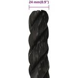  Radno uže crno 24 mm 50 m od polipropilena | shoptok.hr