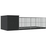  Kavez za ptice s produžetkom srebrni 704x303x216 cm čelični | Eponuda.ba