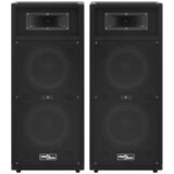  Profesionalni pasivni HiFi zvučnici 2 kom 1000 W crni | shoptok.hr