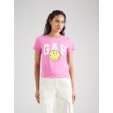 GAP Majica 'SMILEY' svijetložuta / svijetloroza / bijela | shoptok.hr