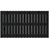  Zidno uzglavlje crni 108 x 3 x 60 cm od masivne borovine | shoptok.hr