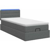  Krevet od pjene s madracem i LED-om Tamnosiva 90 x 190 cm - Tamnosiva 90 x 190 cm Dizajn linija | shoptok.hr