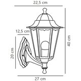 Nordlux Spoljašnja zidna lampa CARDIFF 1xE27/60W/230V IP44 | Eponuda.com