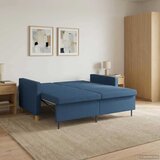  Krevet-sofa na razvlačenje Plava Tkanina | shoptok.hr