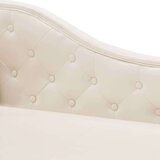  Rimska Sofa Umjetna Koža Krem Bijela | shoptok.hr