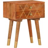  Nočna omarica 43x30x58 cm trden mangov les, (20730028) | Shoptok.si