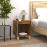  Noćni ormarići 2 kom boja dimljenog hrasta 40x35x50 cm | shoptok.hr