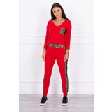 Kesi Set with a red panther motif | shoptok.hr