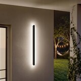  LED spolja&amp;scaron;nje zidno svetlo LED/30W/230V 100 cm IP65 crno Slike