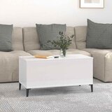  Stolić za kavu sjajni bijeli 90x44,5x45 cm konstruirano drvo | shoptok.hr