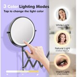FUNTOUCH kozmetično stensko ogledalo z LED osvetlitvijo | Shoptok.si