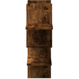  Zidna polica boja hrasta 124,5x18x60,5 cm konstruirano drvo | Eponuda.com