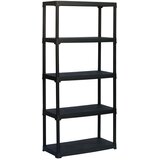  Plastični regal 176x80x40 cm, 30 kg / polica, 5 polica | shoptok.hr