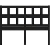  Uzglavlje za krevet crni 205,5 x 4 x 100 cm od masivne borovine | shoptok.hr