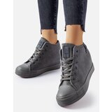 Big Star Gray wedge sneakers | shoptok.hr