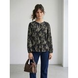 Sinsay Bluza s visokim udjelom viskoze i točkicama | shoptok.hr