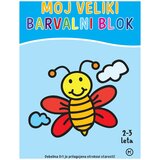 Mladinska Knjiga Moj veliki barvalni blok 2-3 leta Cene