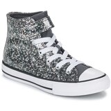 Converse Visoke superge CHUCK TAYLOR ALL STAR GLITTER EASY-ON Črna | Shoptok.si