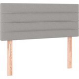  Box spring postelja z vzmetnico LED sv. siva 120x200 cm blago, (20726119) | Shoptok.si