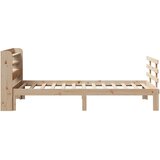  Okvir kreveta s uzglavljem 100 x 200 cm od masivne borovine | shoptok.hr