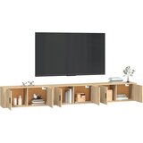  Zidni TV ormarići 3 kom boja hrasta sonome 100x34,5x40 cm | shoptok.hr