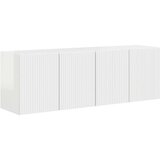 TV stenska omara 2 pcs Visok sijaj bela 59,5 x 31 x 40 cm, (5000112731) | Shoptok.si