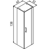 Hanah home Kupatilski ormarić Bari 40 676 | Eponuda.com