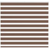 vidaXL Zebra senčilo rjave 160x150 cm tkanina širina 155,9cm poliester | Shoptok.si