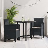  Vrtni stol Komplet 2 Antracit, Taupe Plastika Standard Trajno, (22015560) Cene