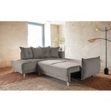 Miuform Svjetlo smeđa sklopiva kutna garnitura od samta (s lijevim kutom) Lazy Lukka – | shoptok.hr