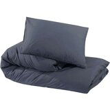  Set posteljine za poplun antracit 240x220 cm pamučni | shoptok.hr